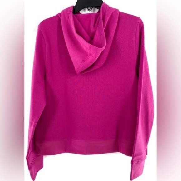 Ideology Fleece Hoodie-Color: bold berry Size Large - Picture 3 of 4
